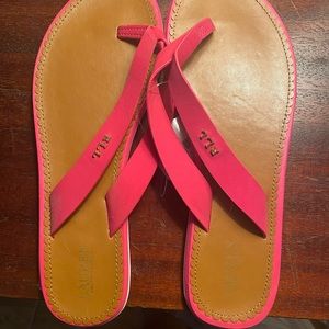 Lauren by Ralph Lauren Pink Flip Flop Sandals
